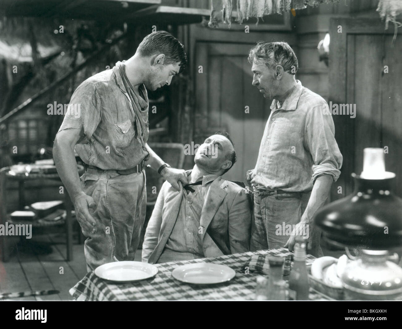 La polvere rossa (1932) Clark Gable, Donald Crisp, TULLY MARSHALL REDU 006P Foto Stock