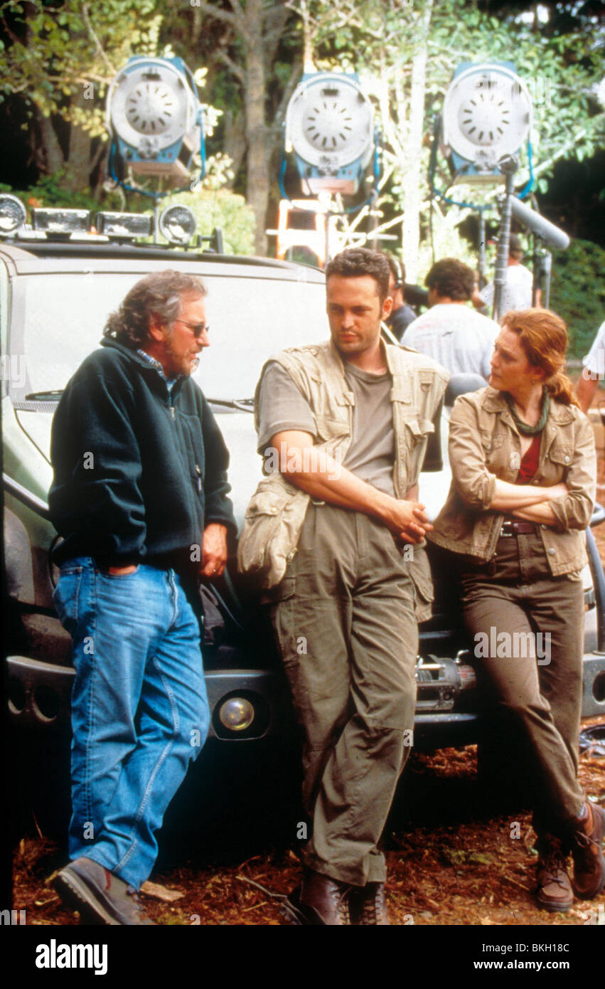 STEVEN SPIELBERG (DIR) O/S " Il mondo perduto : JURASSIC PARK (JURASSIC PARK 2)" (1997) con Vince Vaughn, Julianne Moore SVSG 045 Foto Stock