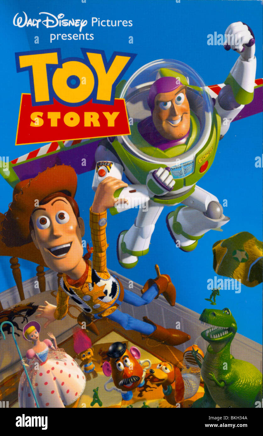 TOY STORY (1995) POSTER animato Disney credito TYSY 001VS Foto Stock