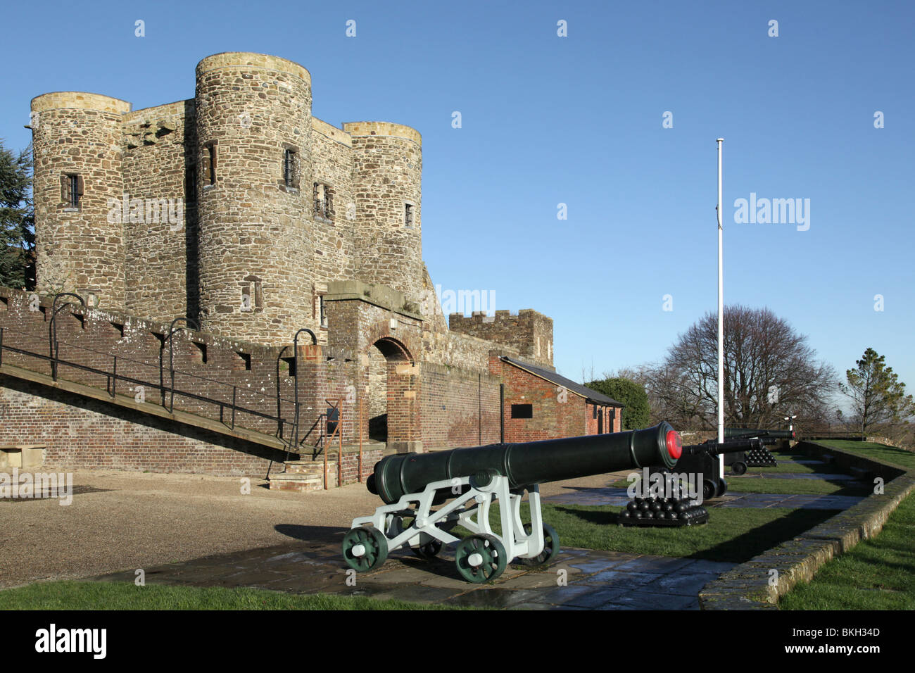 Ypres torre costruita nel 1249 utilizzato per essere la città nella prigione di segale ma è ora utilizzato come un museo. Foto Stock