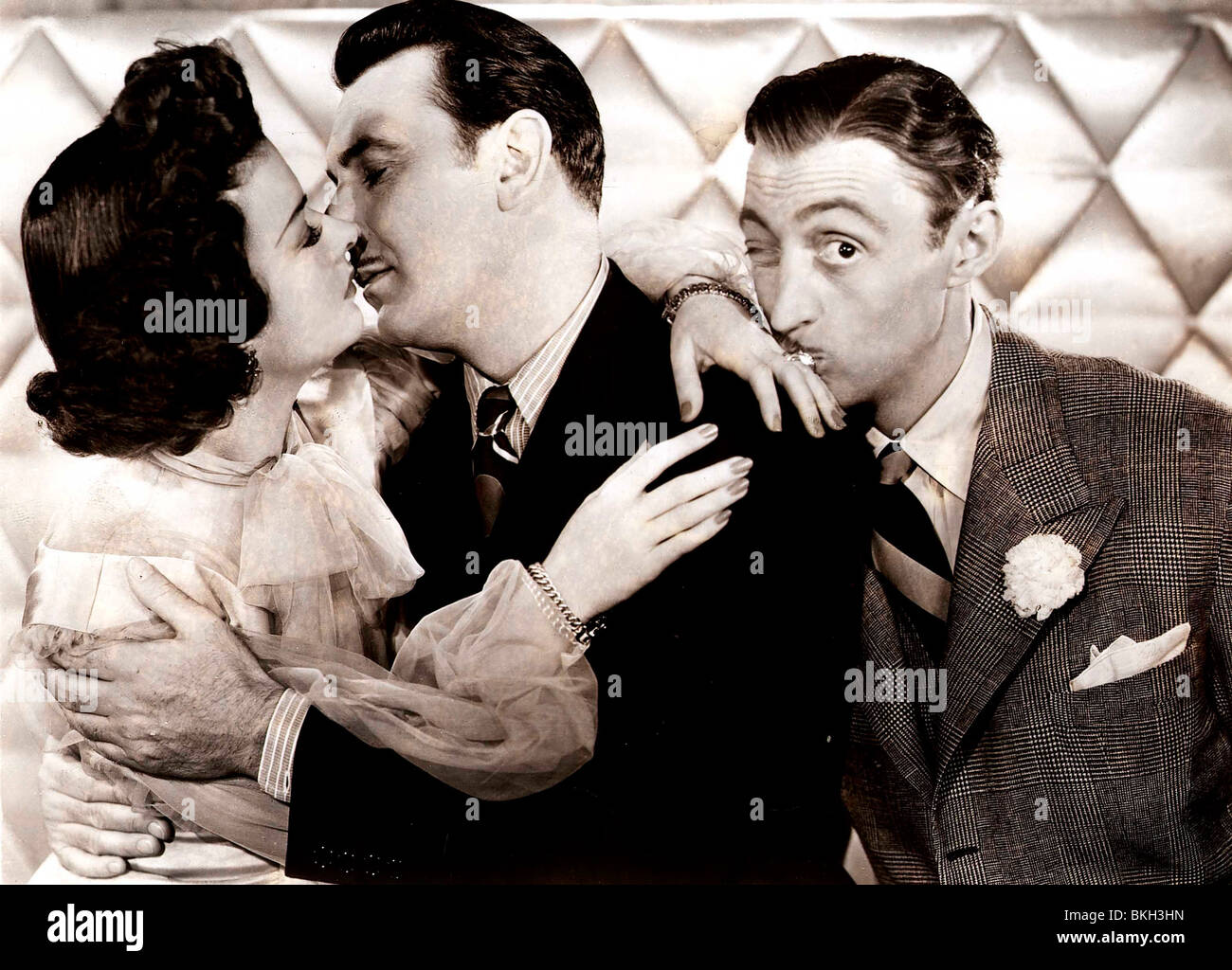 Letti singoli (1942) Joan Bennett, George brent, Mischa Auer, Tim Whelan (DIR) TWIN 003 P Foto Stock