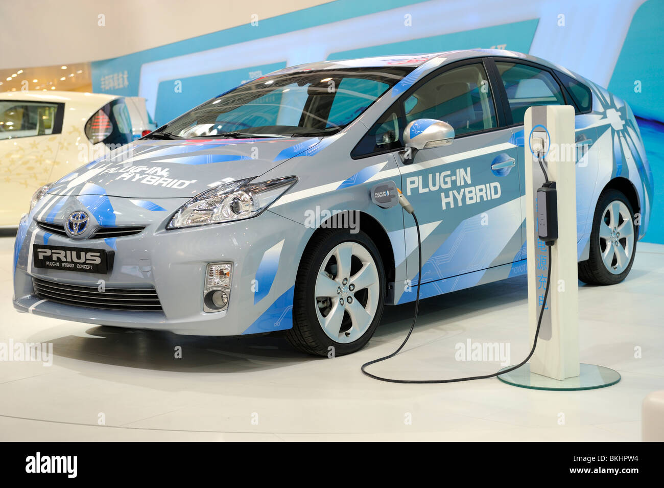 Toyota Prius presso il Beijing Auto Show 2010. Foto Stock