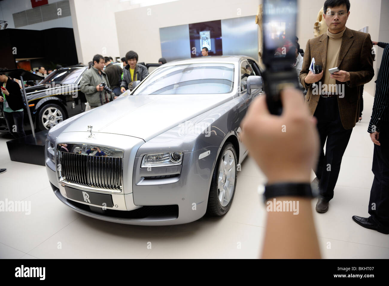 Rolls-Royce stand presso il Beijing Auto Show 2010. Foto Stock