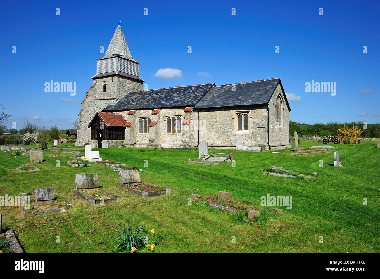 Santa Margherita di Antiochia, Bowers Gifford, Essex, Regno Unito Foto Stock