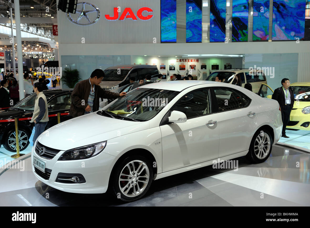 JAC stand presso il Beijing Auto Show 2010. Foto Stock
