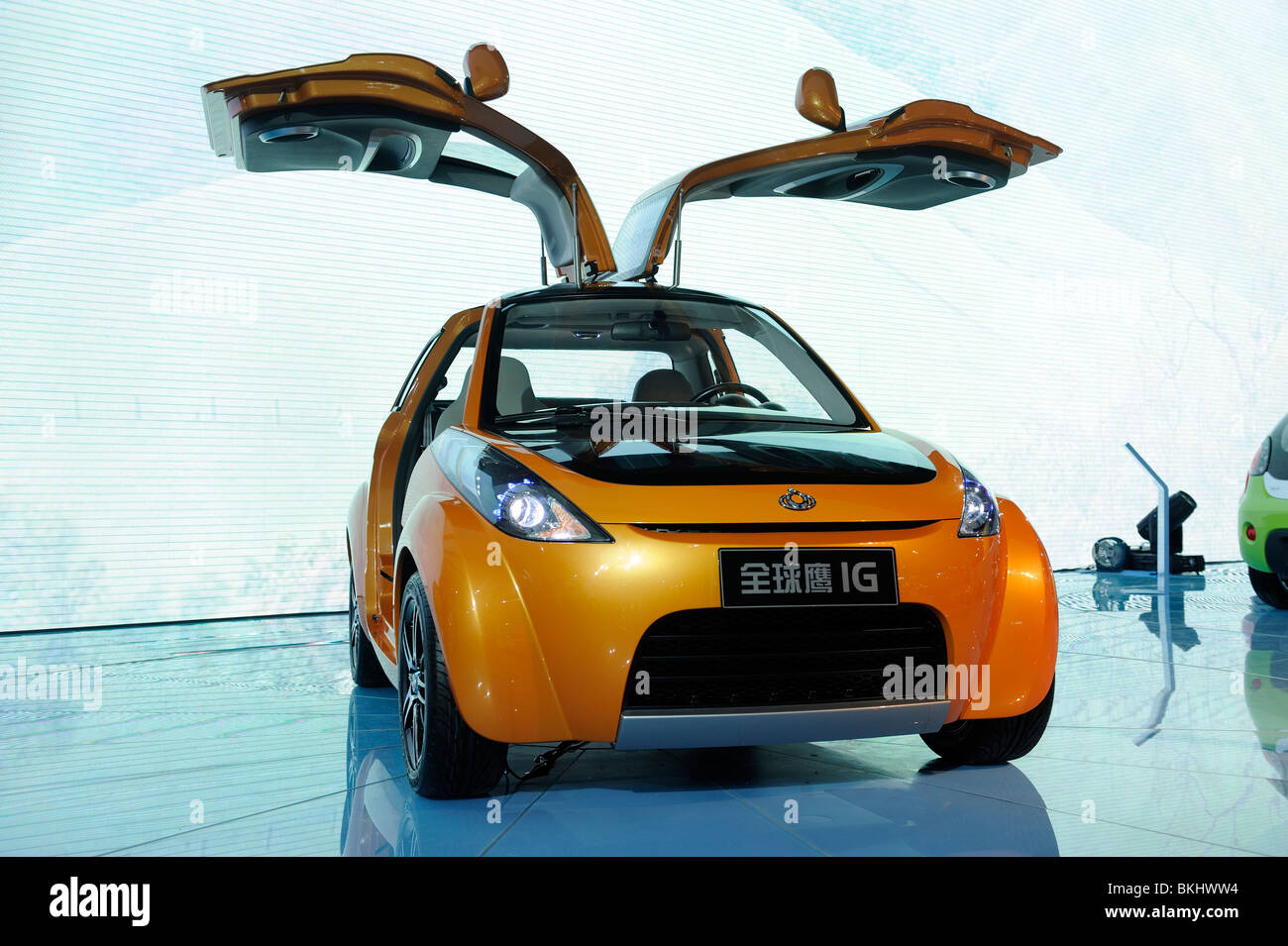 Geely elettronico dell'energia-car GLEAGLE IG a Pechino Auto Show 2010. Foto Stock