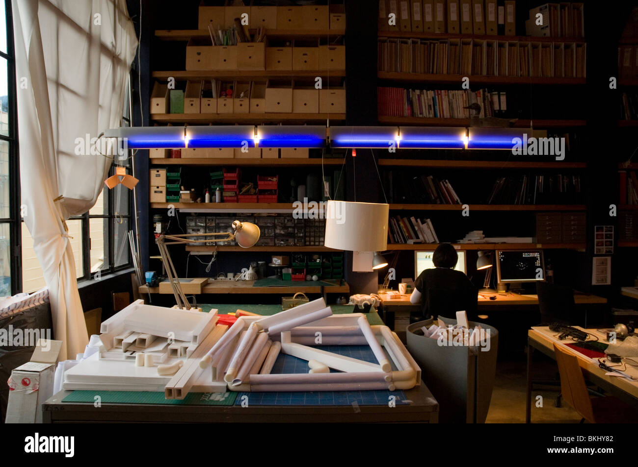 Spagna, Barcellona. Designer Antoni Arola's studio. 2010 Foto Stock