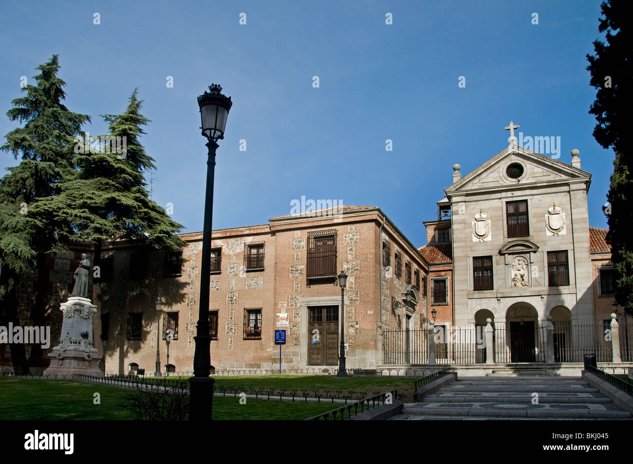 Lope De Vega Plaza de la Encarnación Madrid Spagna Foto Stock