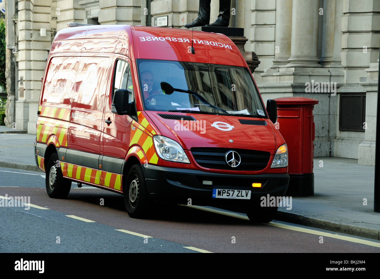 Gli autobus londinesi Incident Response Unit, veicolo, City of London, England Regno Unito Foto Stock