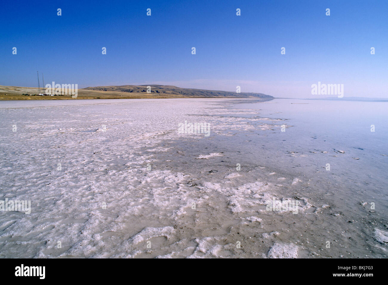 Turchia, lago salato di Tuz Foto Stock