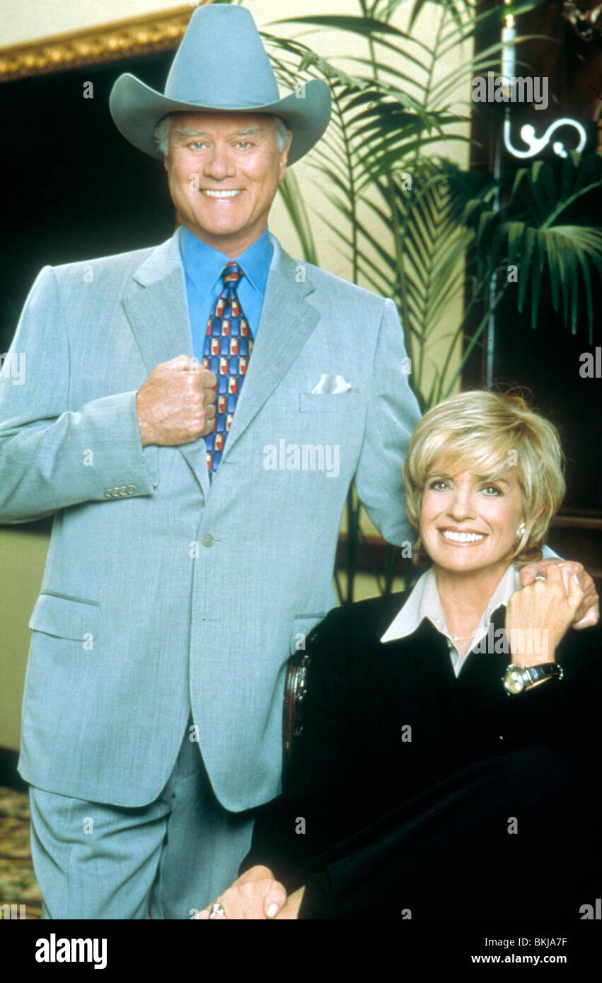 DALLAS: LA GUERRA DEL EWINGS (1998) LARRY HAGMAN, LINDA DOWE grigio 004 Foto Stock