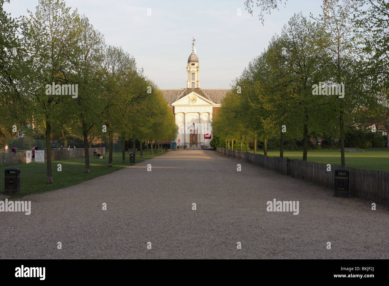 Il Royal Hospital visto da St Leonard terrazza nel quartiere di Chelsea. Foto Stock
