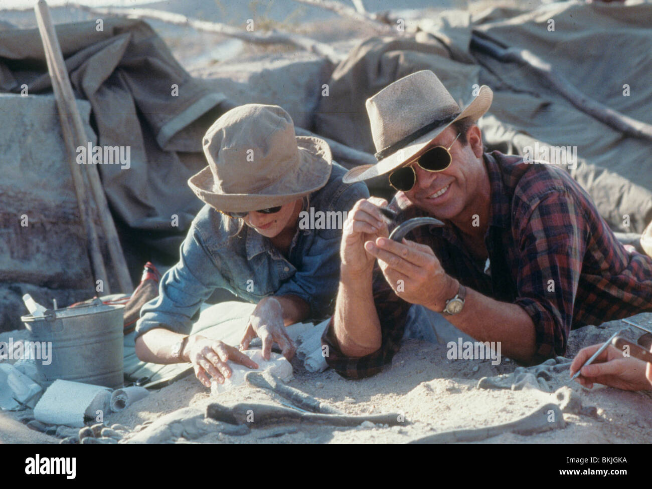 JURASSIC PARK (1993) Laura Dern, Sam Neill JUR 074 Foto Stock