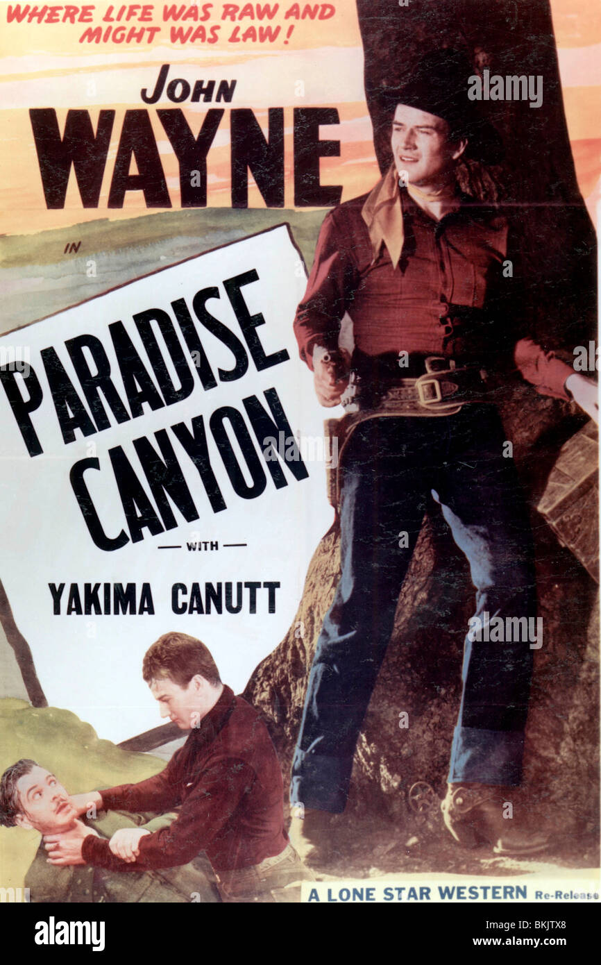 PARADISE CANYON (1935) John Wayne, CARL PIERSON (DIR) PADC 001 CP Foto Stock