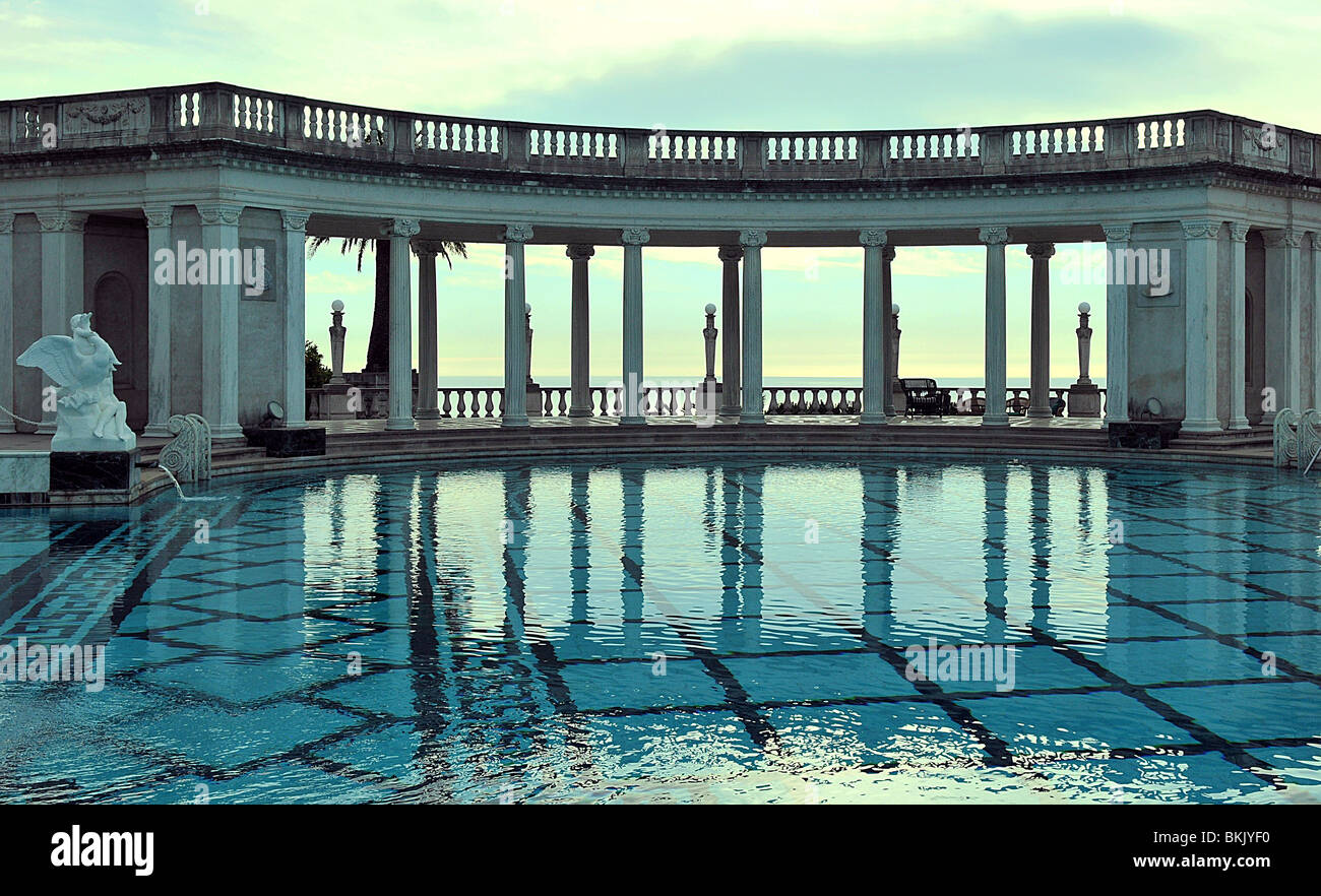 Il Castello di Hearst California Piscina Nettuno Foto Stock