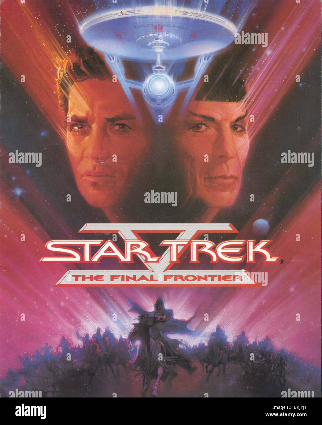 STAR TREK V: il Final Frontier (1989) POSTER STV 001PP Foto Stock
