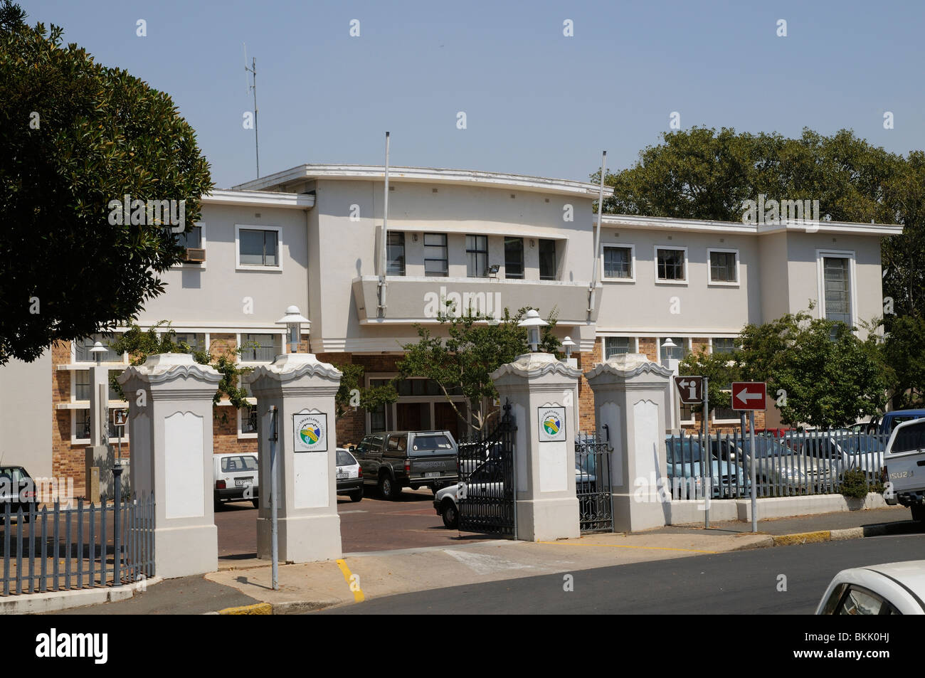 Malmesbury palazzo comunale centro di questo il centro più grande della regione di Swartland Western Cape Sud Africa Foto Stock