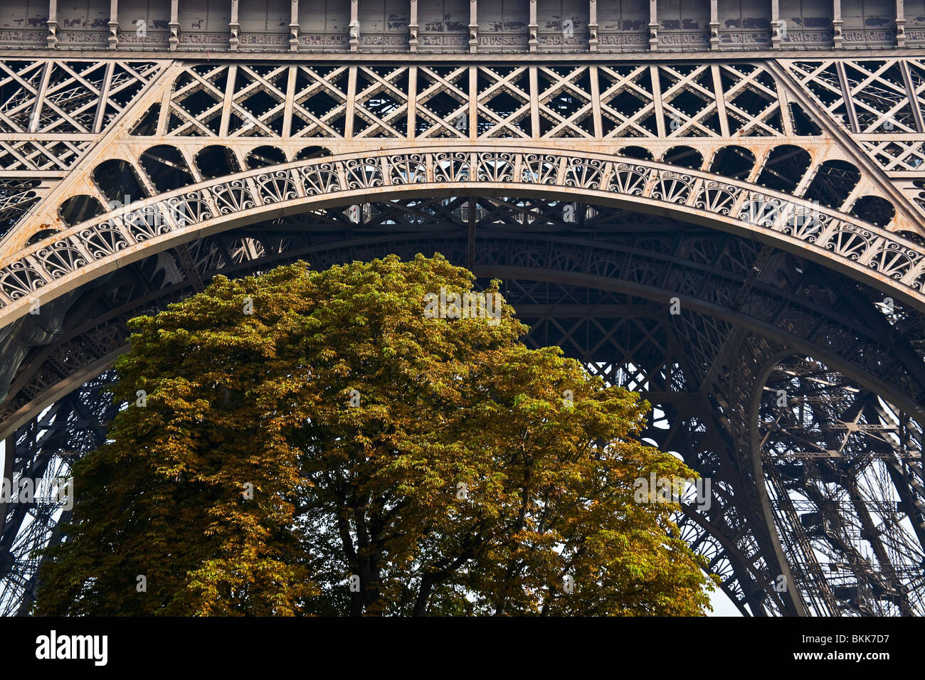 La torre eiffel tour champ de mars iconico punto di riferimento in