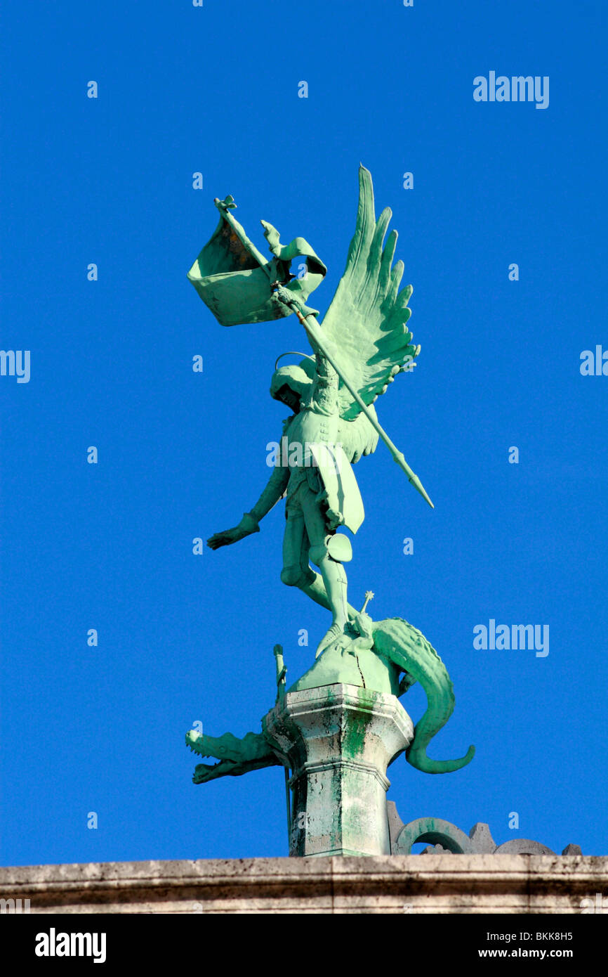 Dettaglio della Basilica del Sacre Coeur di Montmartre a Parigi, Francia Foto Stock
