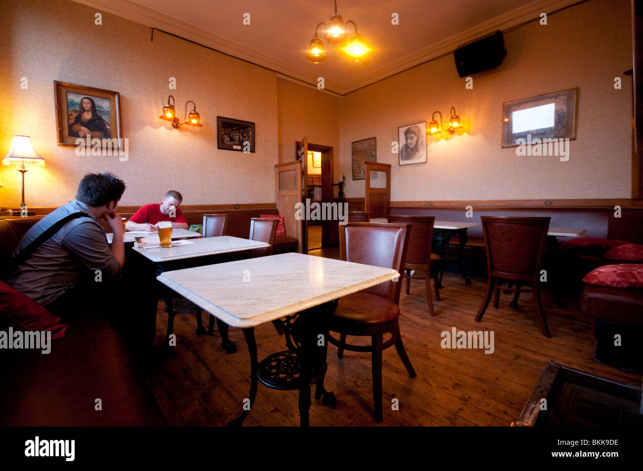 Il nuovo alveare, una tradizionale real ale pub in Bradford, West Yorkshire. Foto Stock