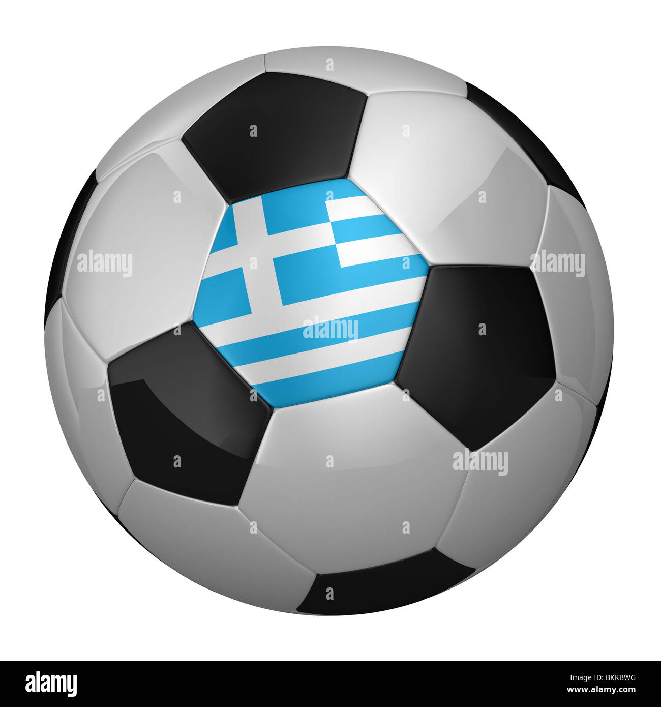 Il greco Pallone da calcio Foto Stock