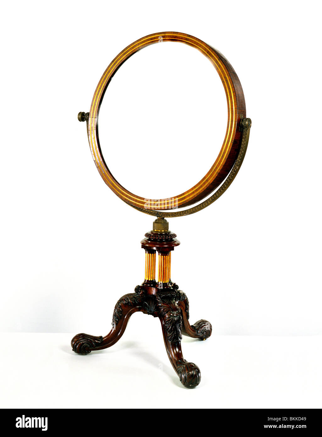 Specchio concavo. Inghilterra, secolo XIX Foto Stock