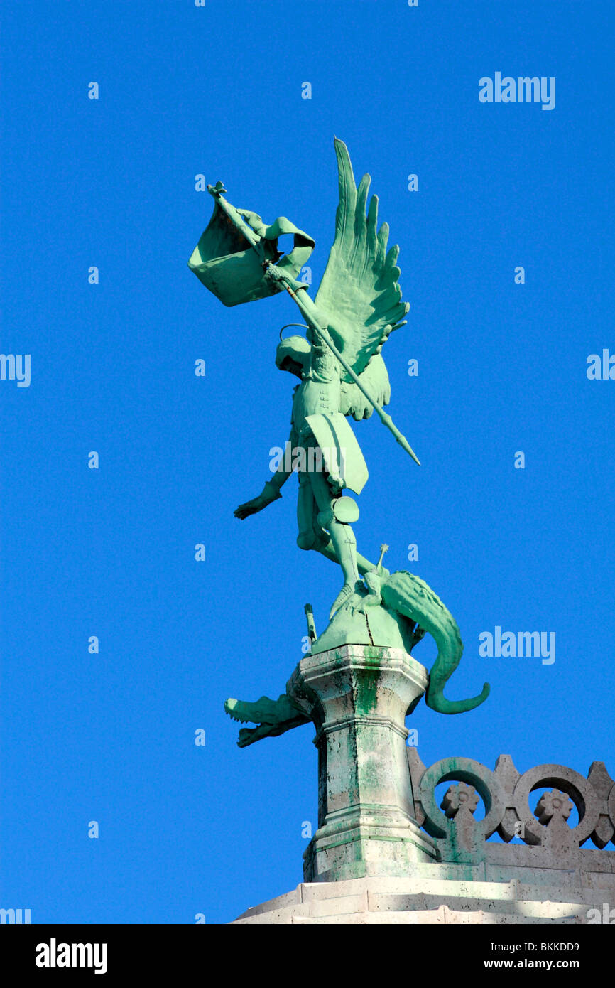 Dettaglio della Basilica del Sacre Coeur di Montmartre a Parigi, Francia Foto Stock
