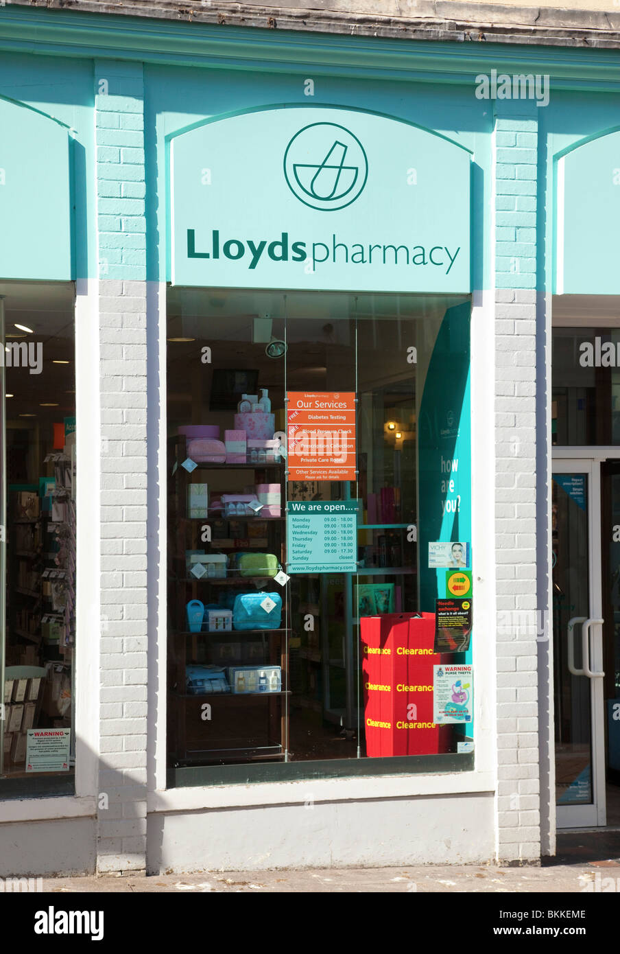 Lloyds Pharmacy store nel Regno Unito Foto Stock