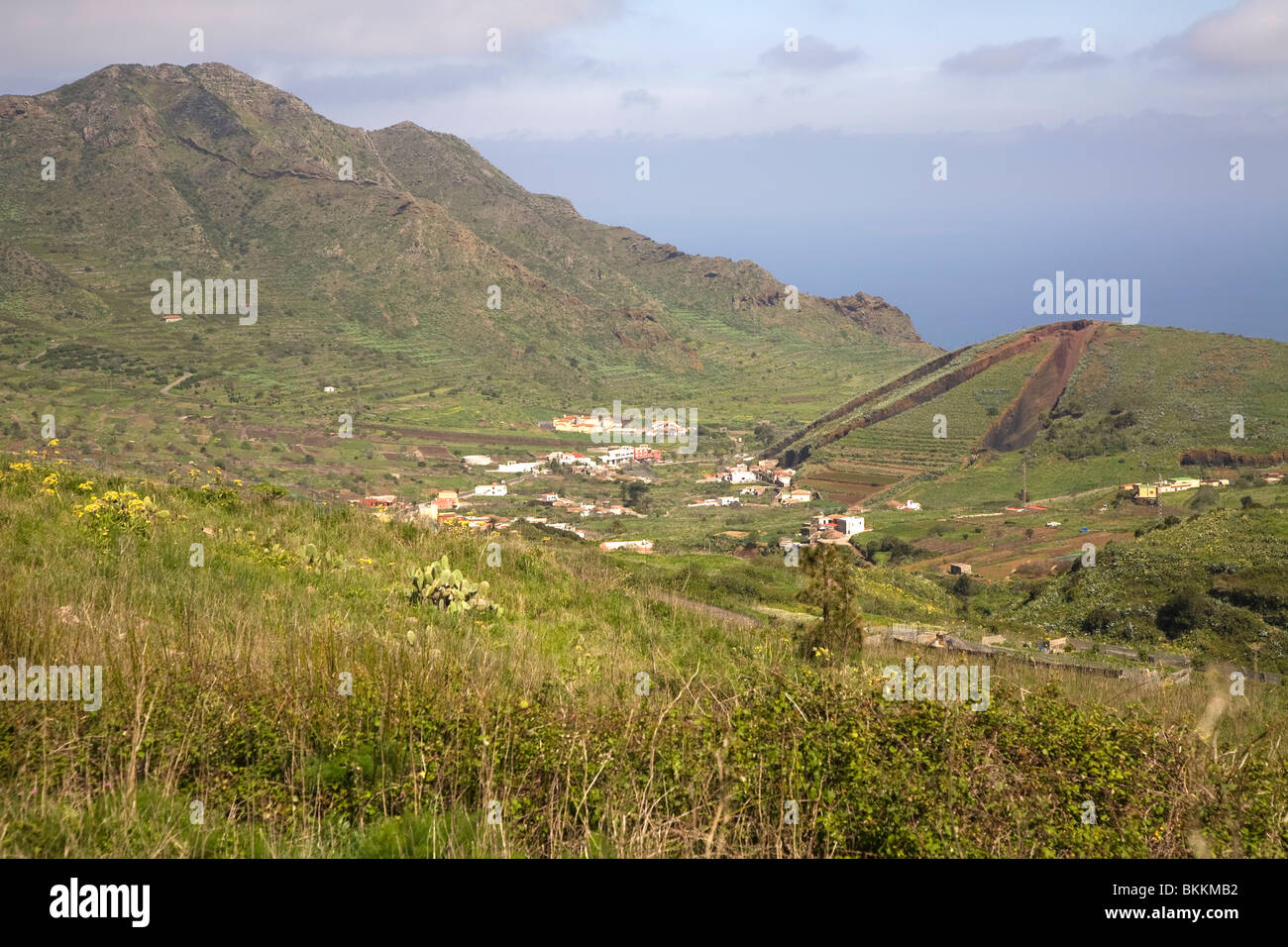 Lavorato hill in Teno montagne, Tenerife Foto Stock