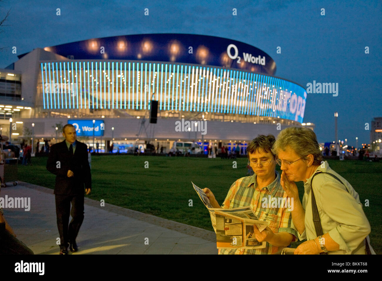 O2 World di Berlino, Germania Foto Stock