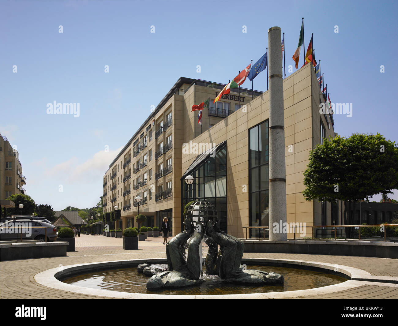 Il Herbert Park Hotel a Ballsbridge, Dublino. Foto Stock