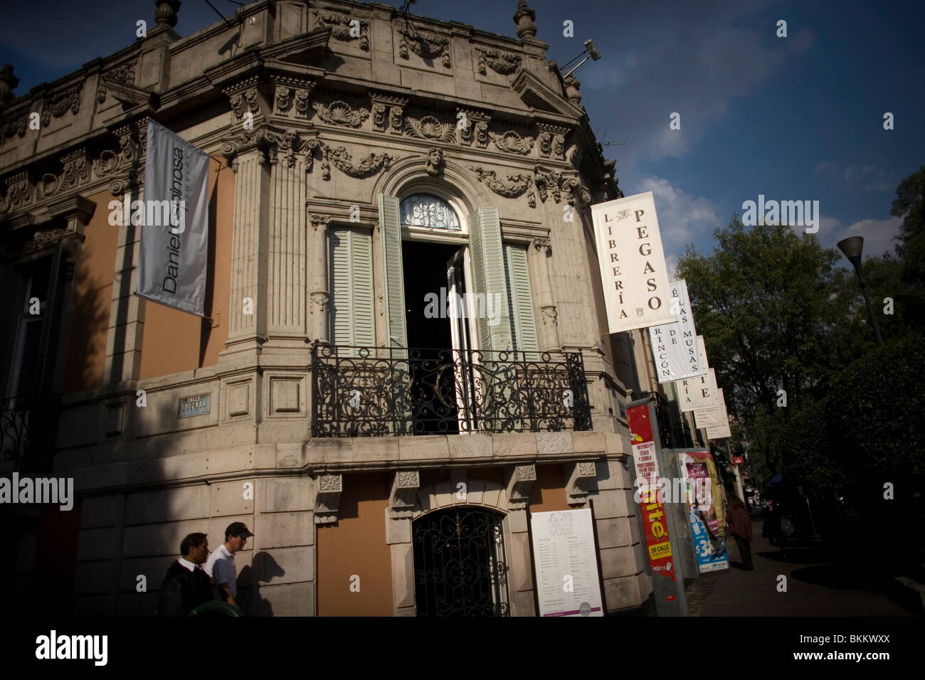 Casa Lamm centro culturale a Roma Norte, Città del Messico, 14 ottobre 2009. Foto Stock