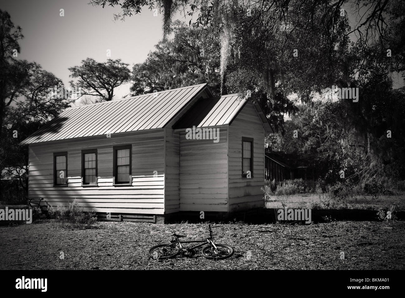 Primo africano chiesa battista Cumberland Island, GEORGIA, STATI UNITI D'AMERICA Foto Stock