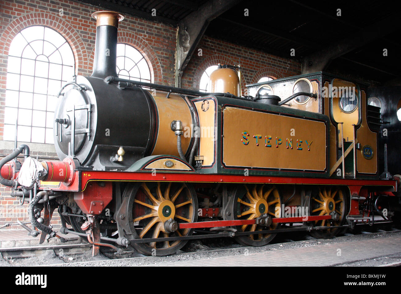 Stepney, un motore sulla ferrovia Bluebell che funzioni in Thomas Il serbatoio del motore di storie Foto Stock