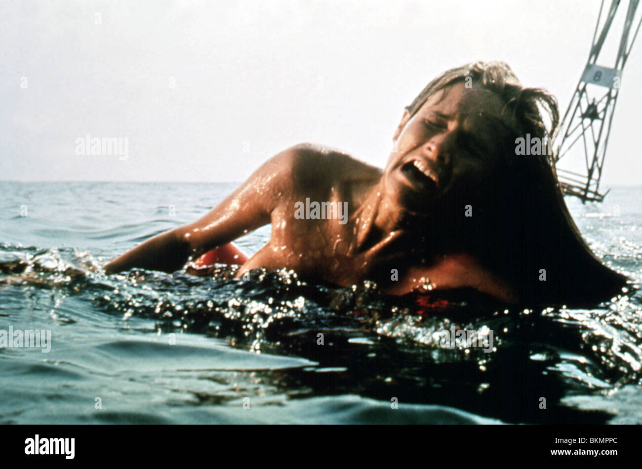 Susan backlinie jaws 1975 immagini e fotografie stock ad alta
