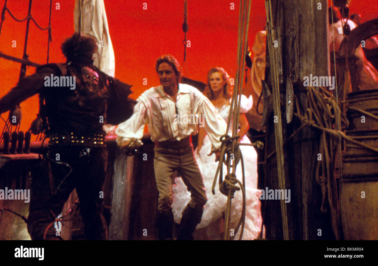 Il gioiello del Nilo (1985) Michael Douglas e Kathleen Turner JON 055 Foto Stock