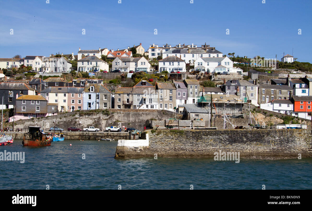 Cornish porto di Mevagissey Foto Stock