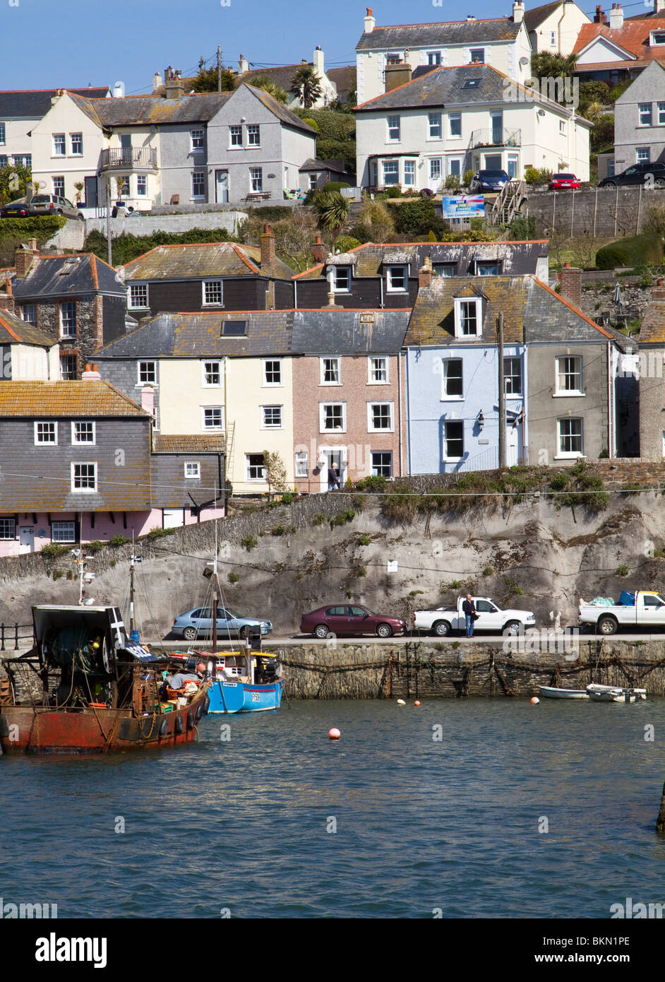 Cornish porto di Mevagissey Foto Stock