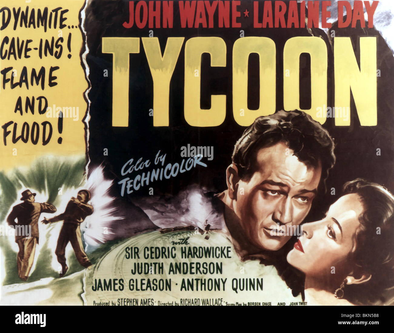 TYCOON -1947 POSTER Foto Stock