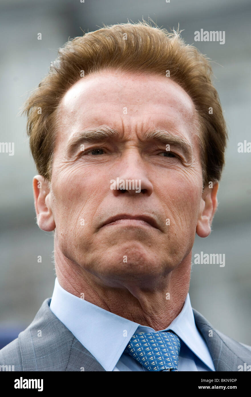 Governatore Arnold Schwarzenegger. Foto Stock