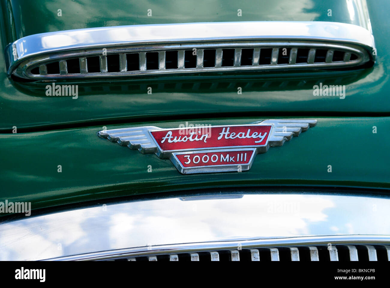 Austin Healey 3000 MK III 1959-1967, dettaglio frontale Foto Stock
