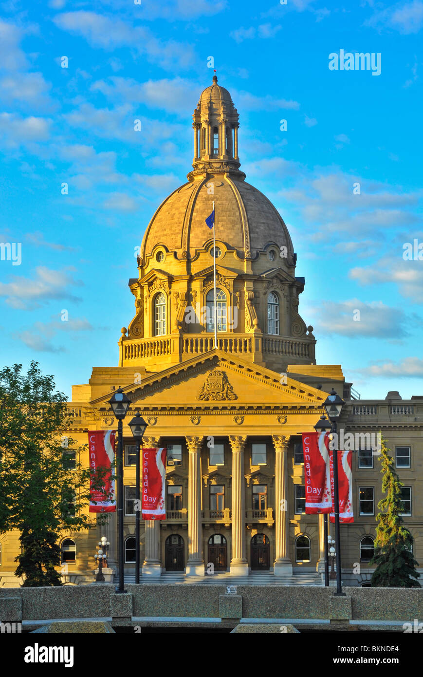 L'edificio legislativo in Edmonton Alberta. Foto Stock