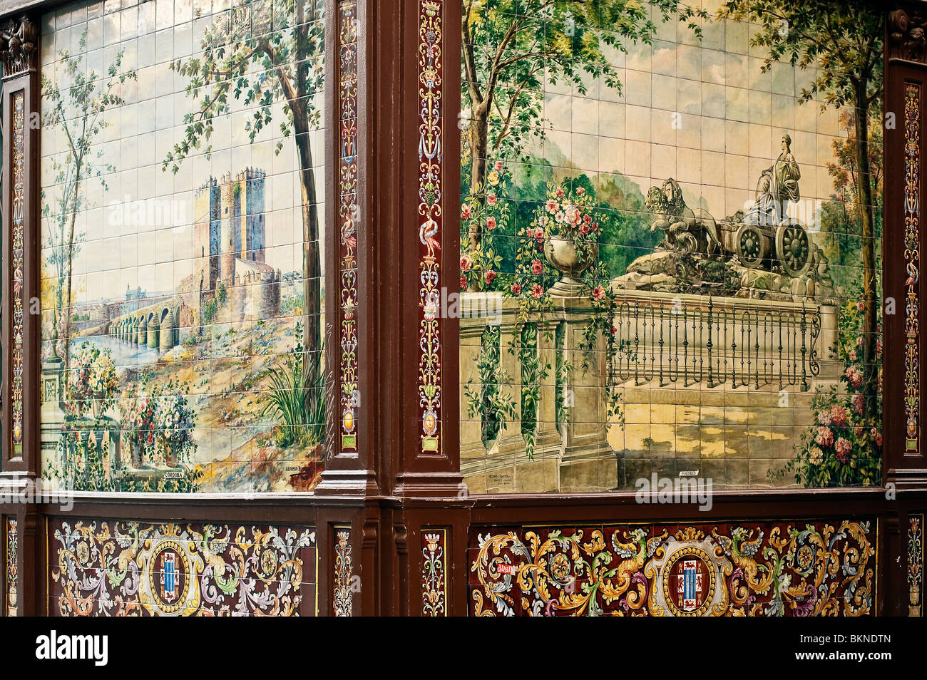 Ristorante Villa-Rosa la facciata esterna, Madrid, Spagna Foto Stock