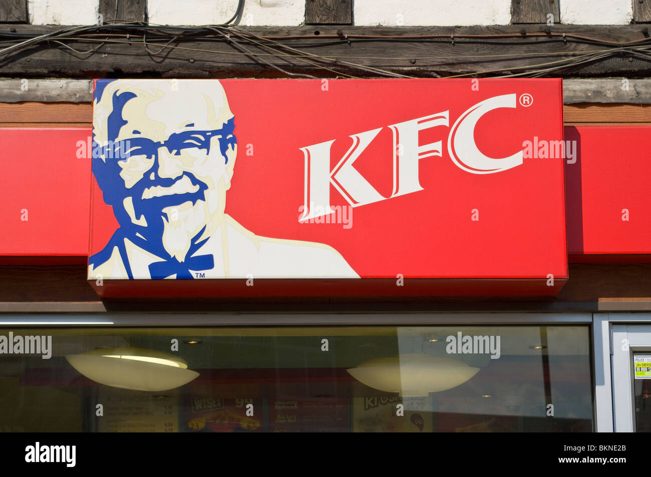 Segno KFC Foto Stock