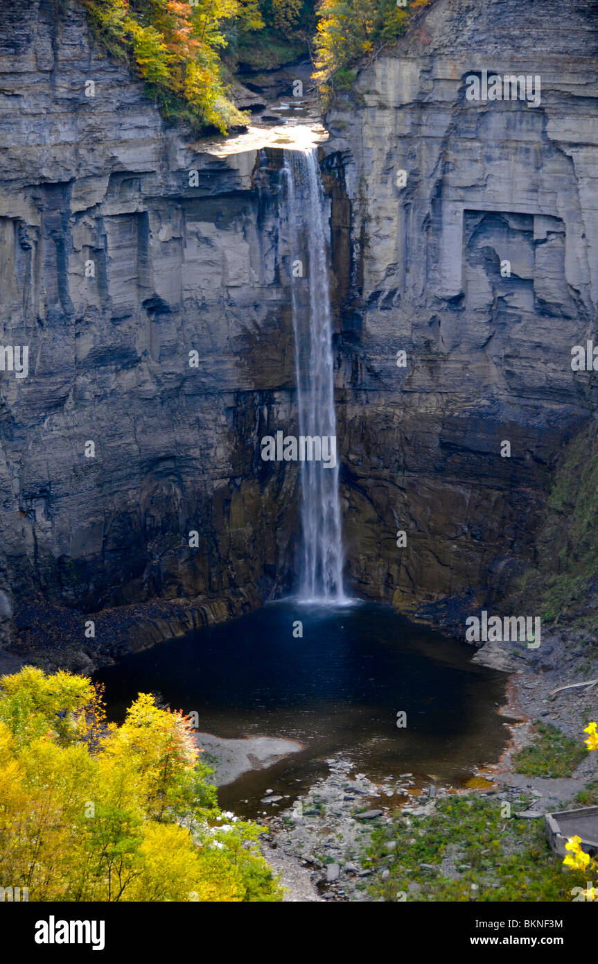 Taughannock cade Regione dei Laghi Finger New York Cayuga Lake vicino a Ithaca Foto Stock