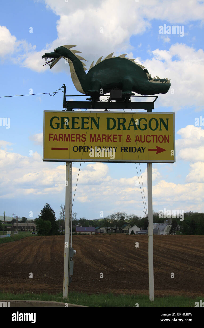 Il Green Dragon Farmers Market in Ephrata, Lancaster County, PA Foto Stock