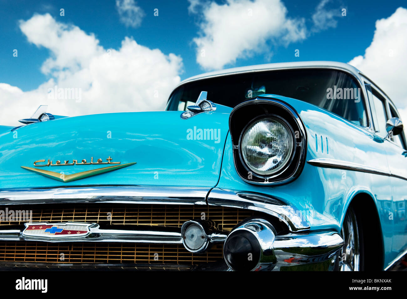 1957 Chevrolet, Bel Air. Chevy. Classic American car Foto Stock