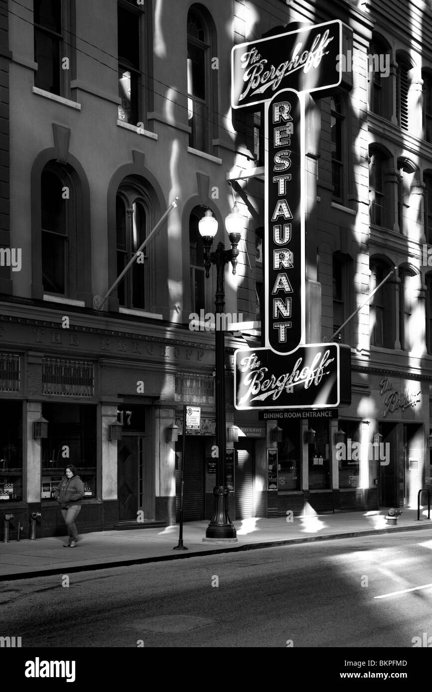 Il ristorante BERGHOFF A 17 West Adams Street nel centro di Chicago, Illinois, Stati Uniti d'America Foto Stock