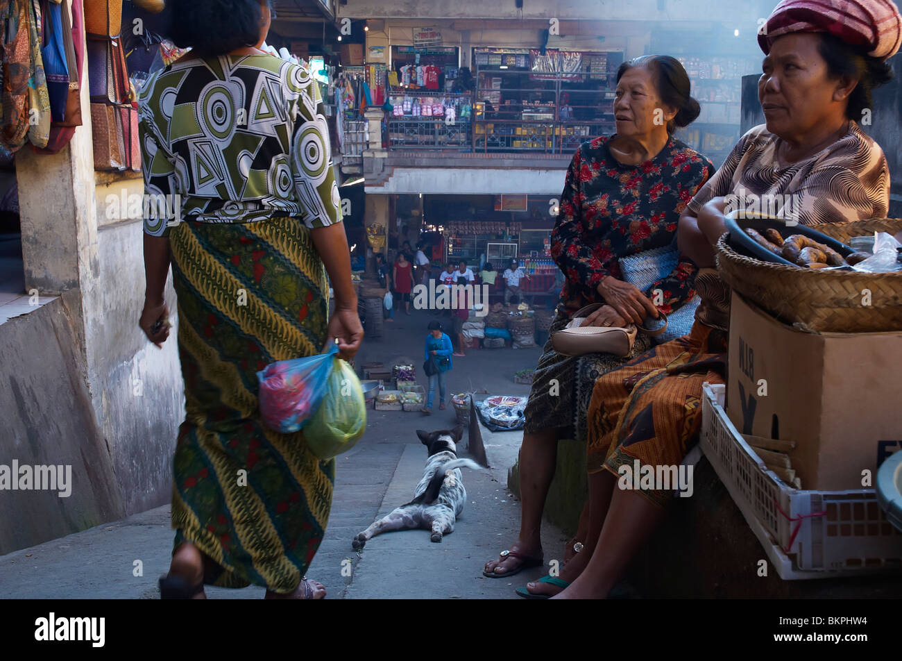 Mercati Balinese Ubud Foto Stock