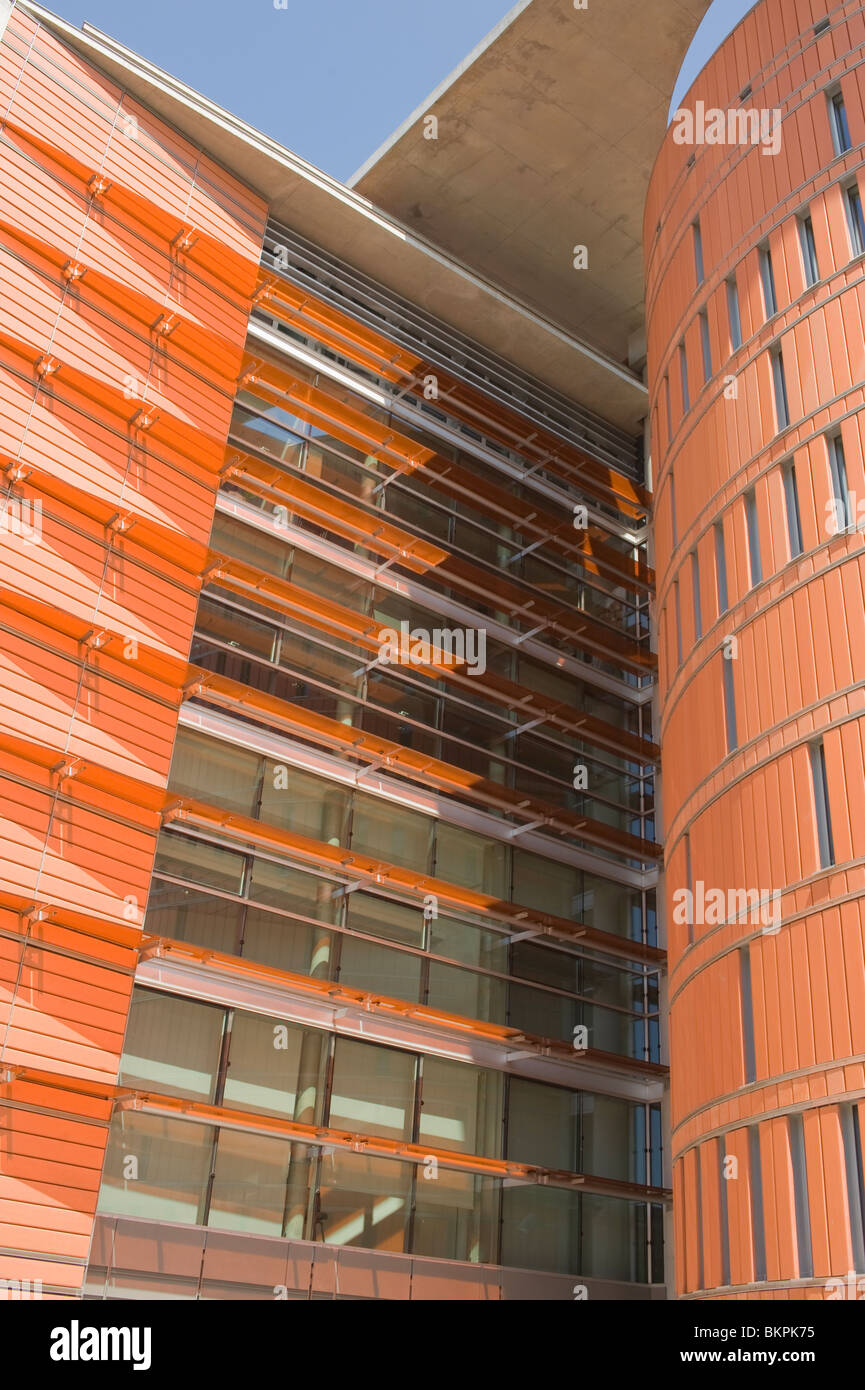 Il moderno nuovo Palazzo di Giustizia complesso in Toulouse Haute Garonne Midi-Pirenei Francia Foto Stock